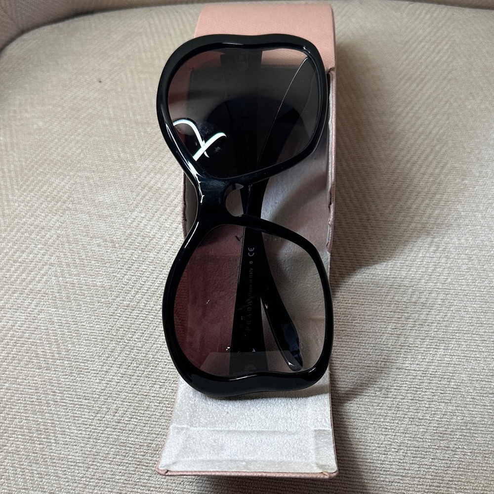 Prada Oversized Black Sunglasses - Picture 8 of 10